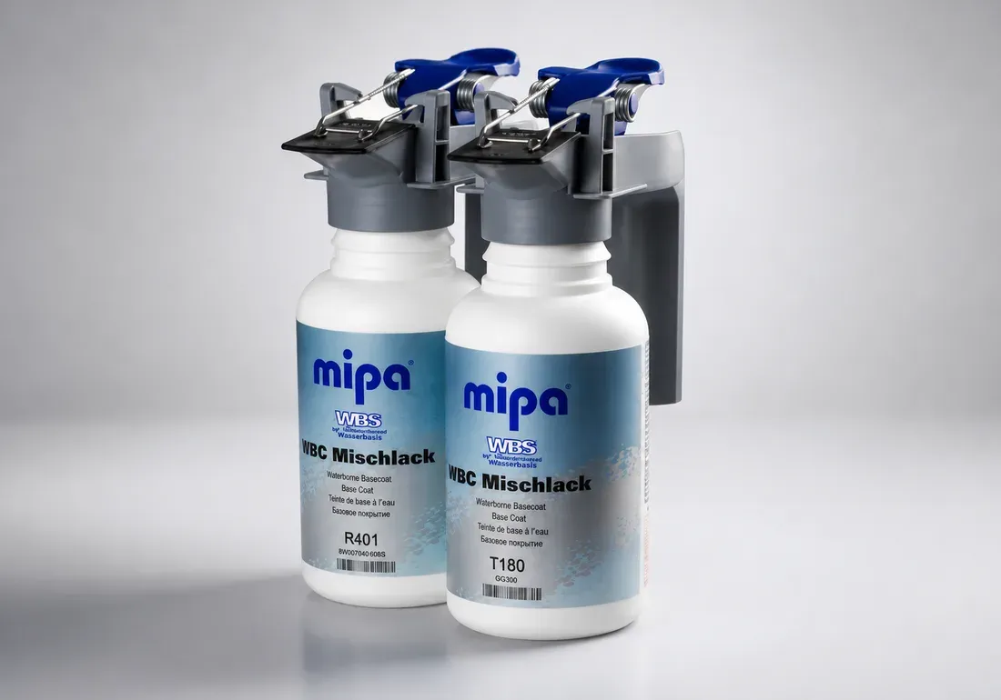 Bouteilles de base Mipa WBC avec couvercles doseurs